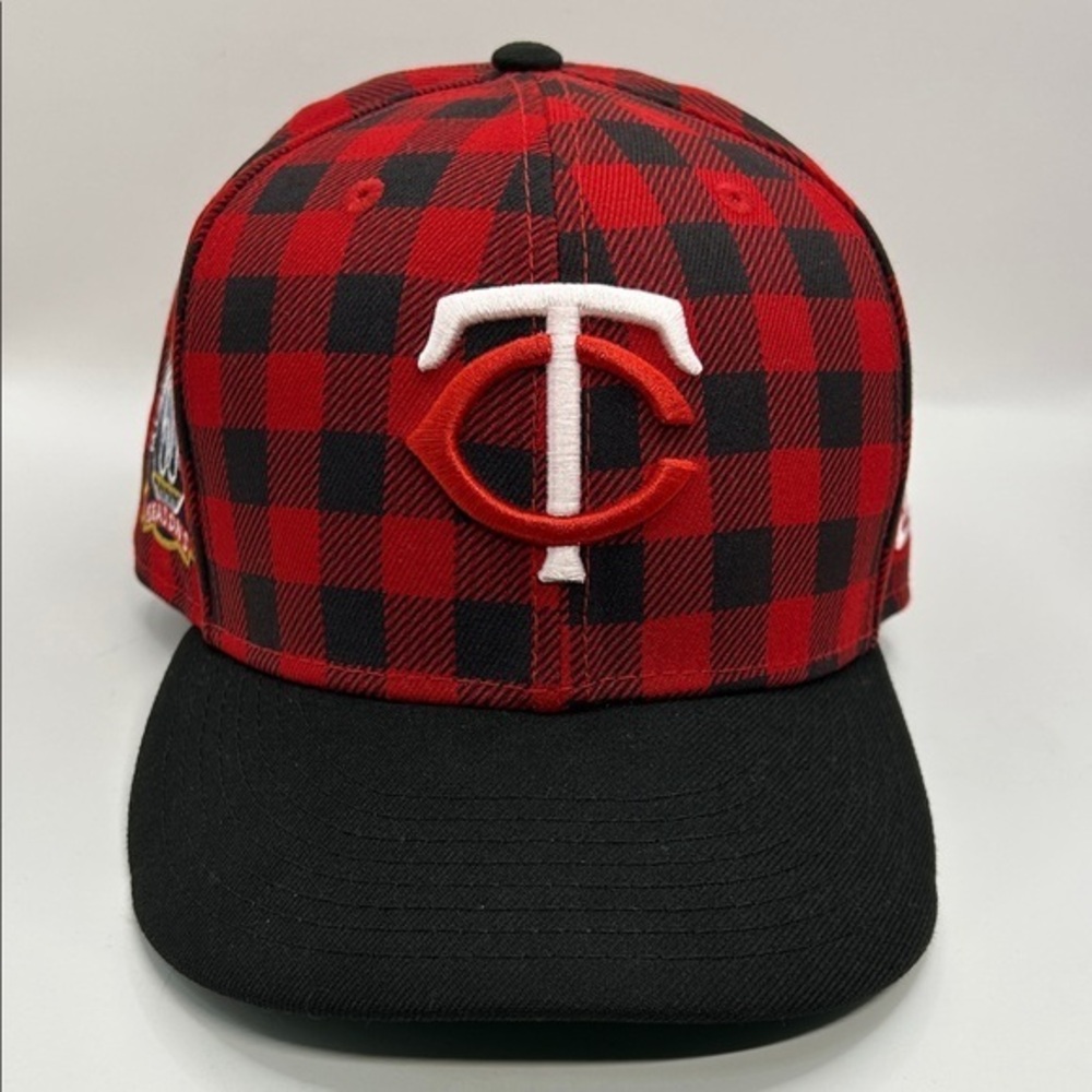 Minnesota Twins Buffalo Check ball cap hat